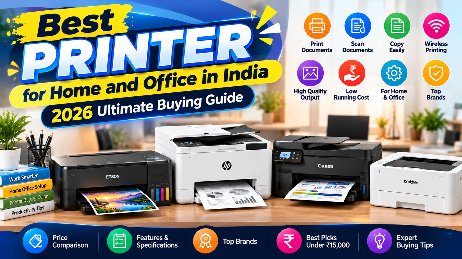 A Practical Guide to Printer Types, Leading Brands, and Smarter Buying