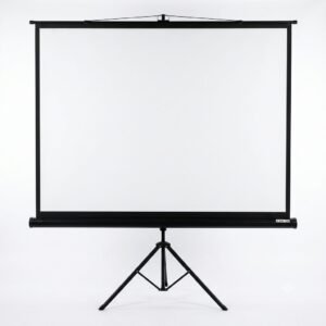 C-Lite 120 Inch Tripod Projector Screen for Home Cinema & Business Presentations