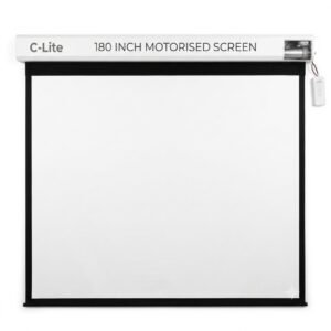 C-Lite 180 Inch Motorised Projector Screen for Auditoriums & Large Presentation Spaces
