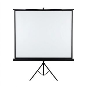C-Lite 84 Inch Tripod Projector Screen for Home, Office & Classroom Presentations