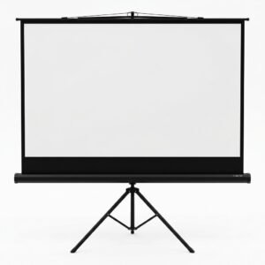 C-Lite 150 Inch Tripod Projector Screen for Large Rooms & Professional Presentations